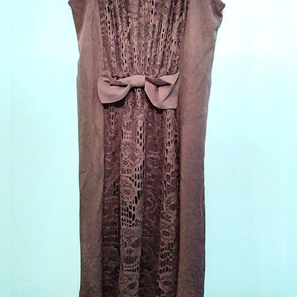 Hot Topic Midnight Hour Crochet Skull Maxi Dress - Picture 6 of 11